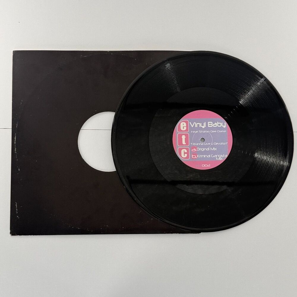 ETC Vinyl Baby I Wanna Give U Devotion 12” Promo House ETC002 DJ (014)